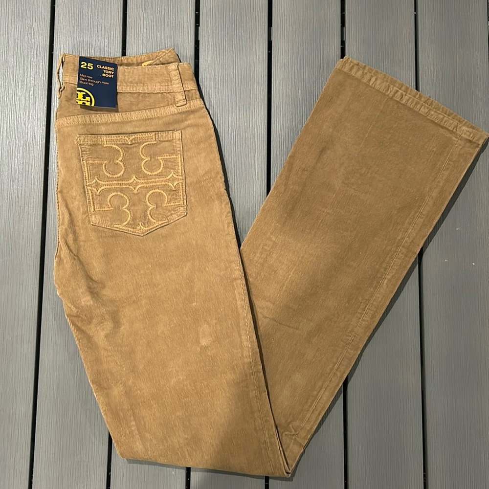 Tory Burch Boot Cut Cords SZ 25